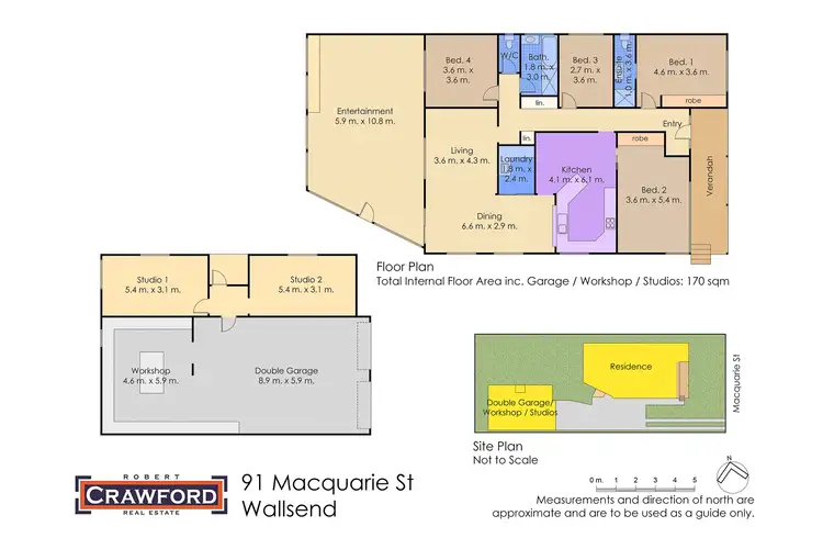 Floorplan of Homely house listing, 91 Macquarie Street, Wallsend NSW 2287