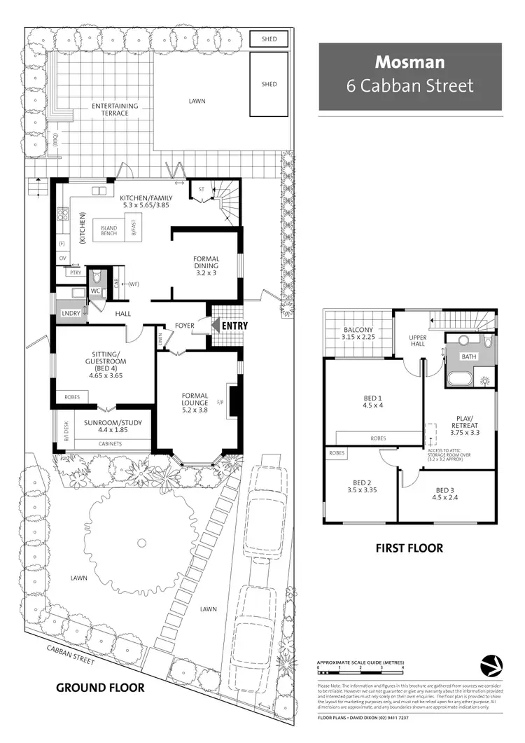 Floorplan of Homely house listing, 6 Cabban Street, Mosman NSW 2088
