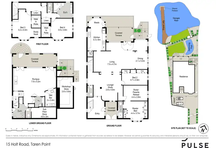 Floorplan of Homely house listing, 15 Holt Road, Taren Point NSW 2229