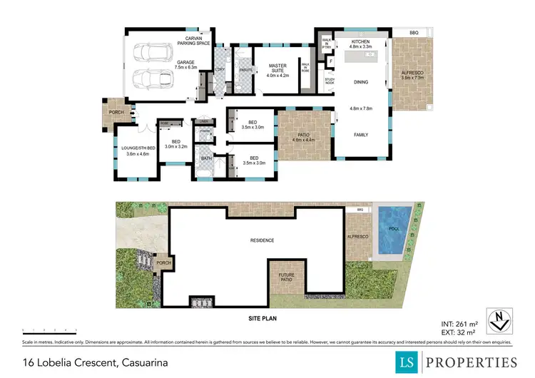 Floorplan of Homely house listing, 16 Lobelia Crescent, Casuarina NSW 2487