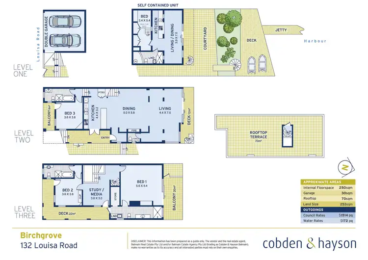 Floorplan of Homely house listing, 132 Louisa Road, Birchgrove NSW 2041