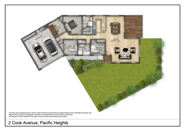 Floorplan of Homely house listing, 2 Cook Avenue, Pacific Heights QLD 4703