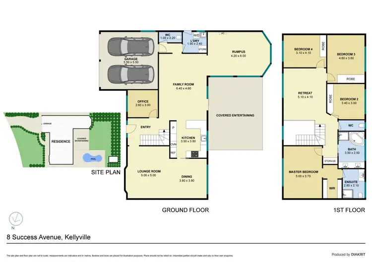 Floorplan of Homely house listing, 8 Success Avenue, Kellyville NSW 2155