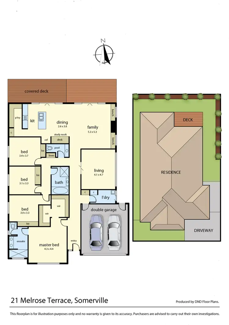 Floorplan of Homely house listing, 21 Melrose Terrace, Somerville VIC 3912
