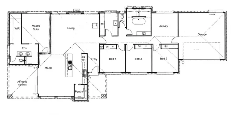 Floorplan of Homely house listing, 68 Hodgetts Road, Portland VIC 3305