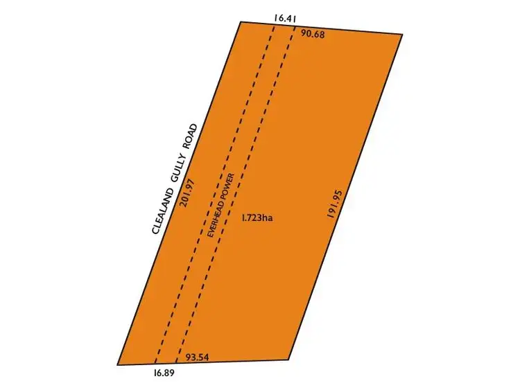 Floorplan of Homely land listing, Lot 100 Cleland Gully Road, Tooperang SA 5255