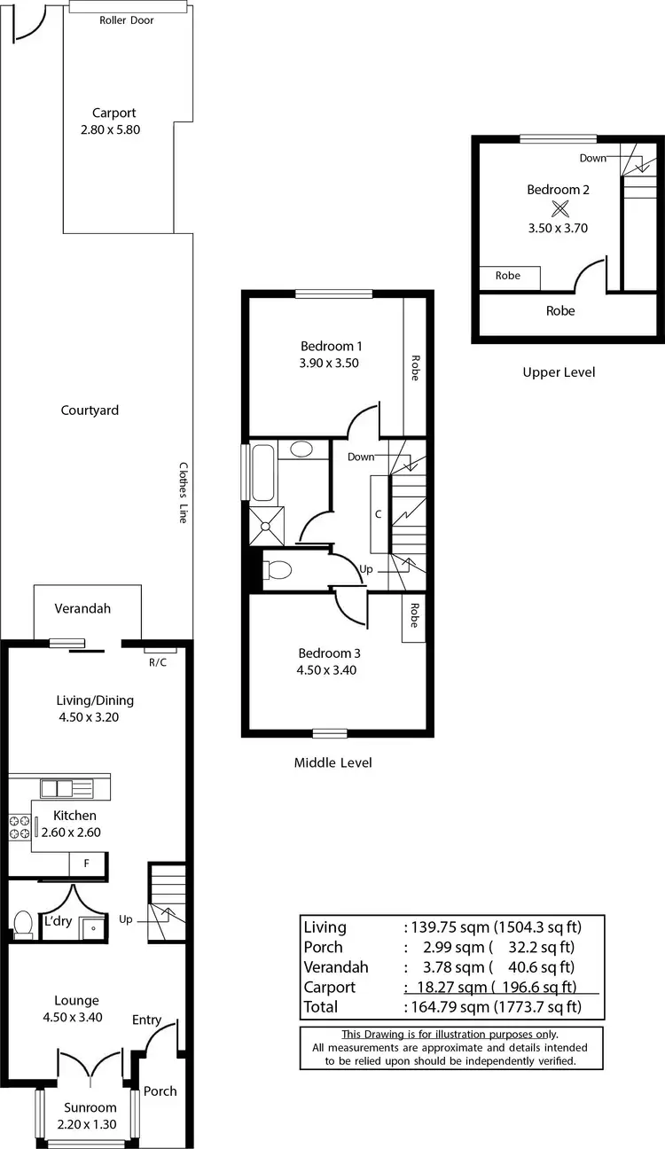 Floorplan of Homely townhouse listing, 19 Henley Beach Road, Mile End SA 5031