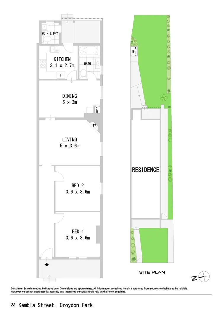 Floorplan of Homely house listing, 24 Kembla Street, Croydon Park NSW 2133