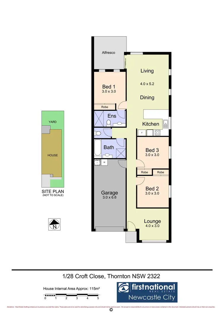 Floorplan of Homely unit listing, 1/28 Croft Close, Thornton NSW 2322