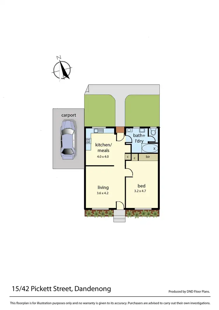Floorplan of Homely unit listing, 15/42 Pickett Street, Dandenong VIC 3175