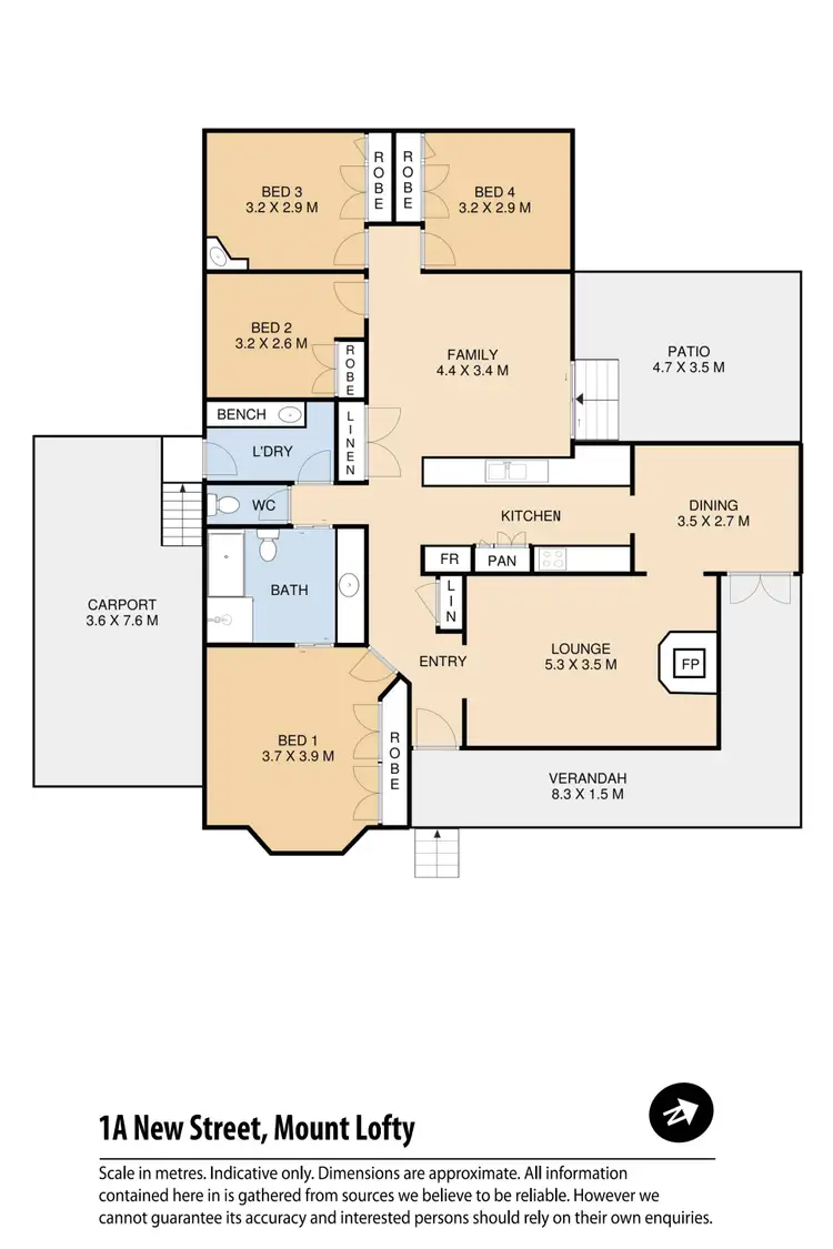 Floorplan of Homely house listing, 1A New Street, Mount Lofty QLD 4350