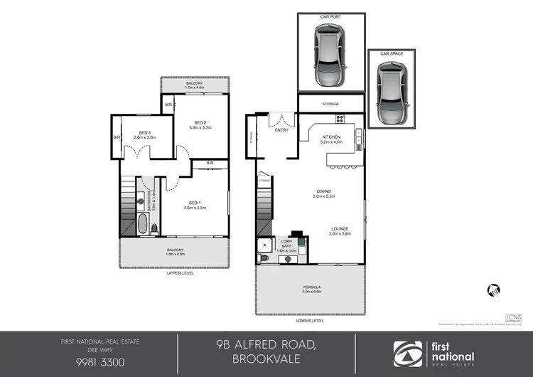 Floorplan of Homely house listing, 9B Alfred Road, Brookvale NSW 2100