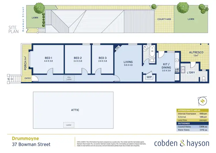 Floorplan of Homely house listing, 37 Bowman Street, Drummoyne NSW 2047