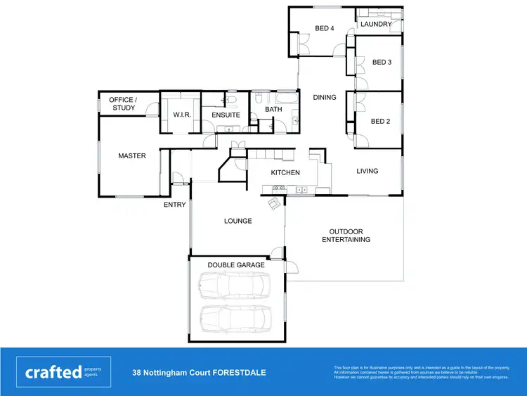 Floorplan of Homely house listing, 38 Nottingham Court, Forestdale QLD 4118