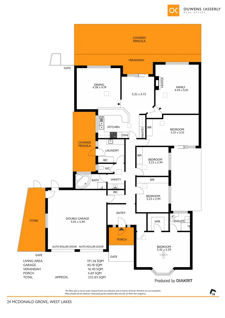 Floorplan of Homely house listing, 24 McDonald Grove, West Lakes SA 5021