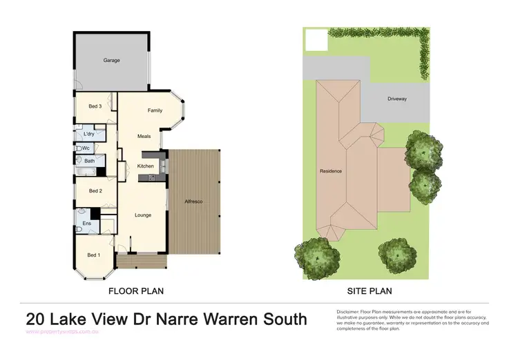 Floorplan of Homely house listing, 20 Lake View Drive, Narre Warren South VIC 3805