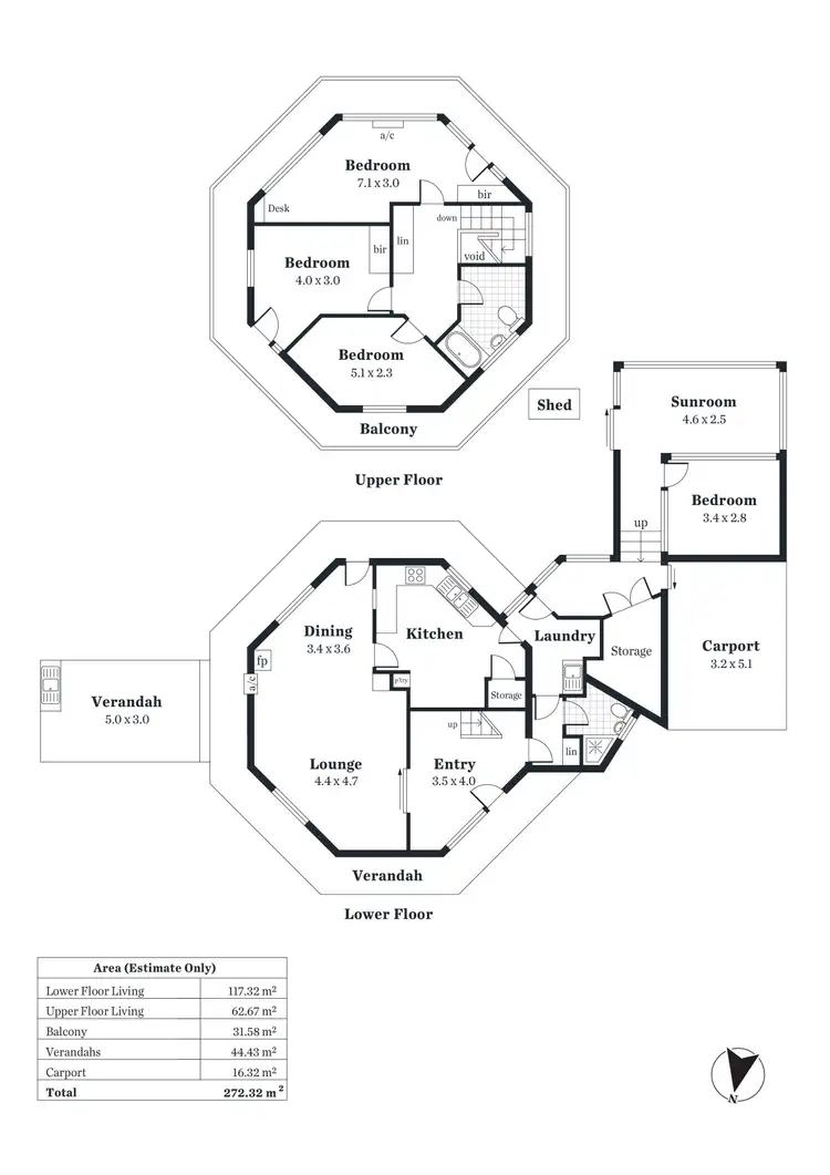 Floorplan of Homely house listing, 22 Packers Drive, Highbury SA 5089