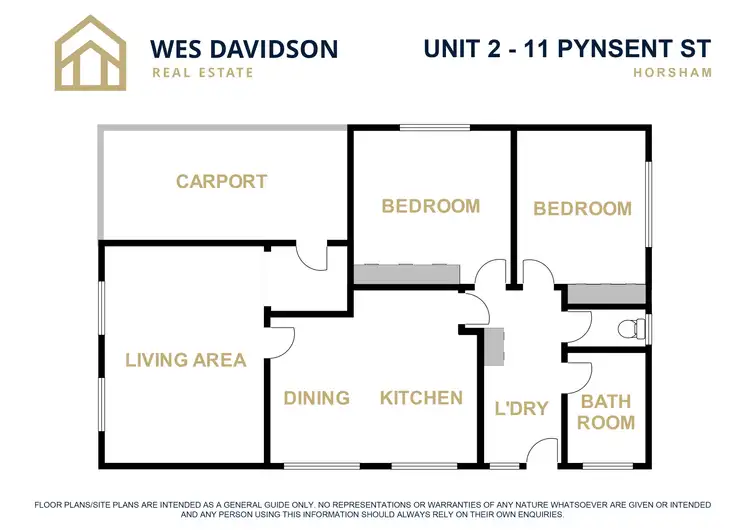 Floorplan of Homely unit listing, 2/11 Pynsent Street, Horsham VIC 3400