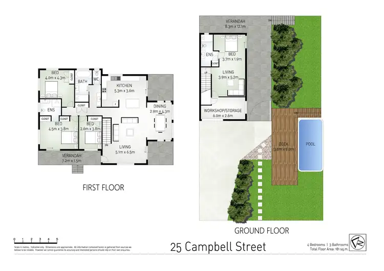 Floorplan of Homely house listing, 25 Campbell Street, Bangalow NSW 2479
