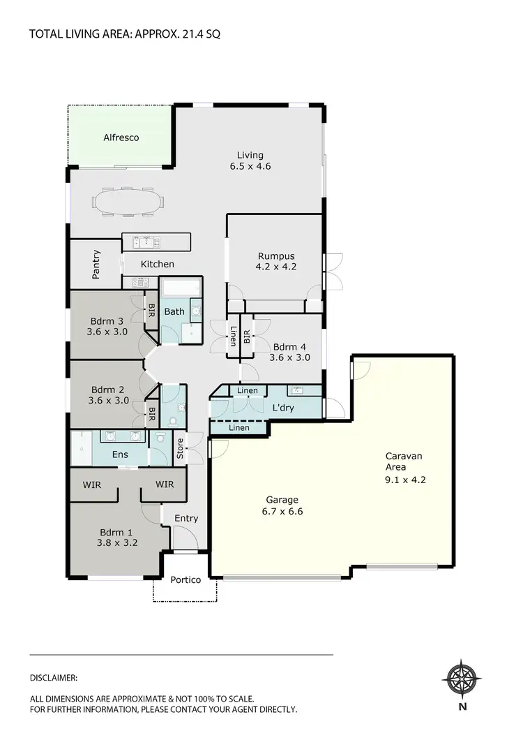 Floorplan of Homely house listing, 6 Flewin Avenue, Miners Rest VIC 3352