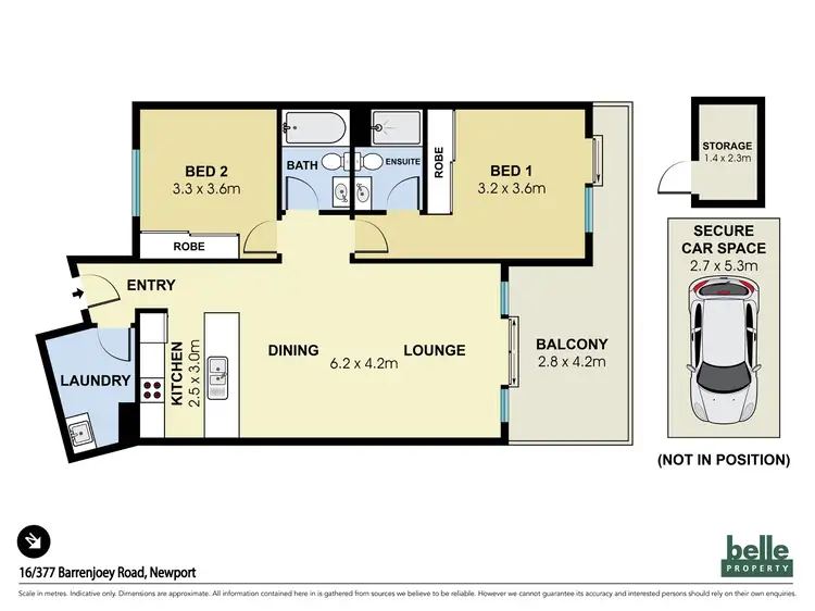 Floorplan of Homely apartment listing, 16/377 Barrenjoey Road, Newport NSW 2106