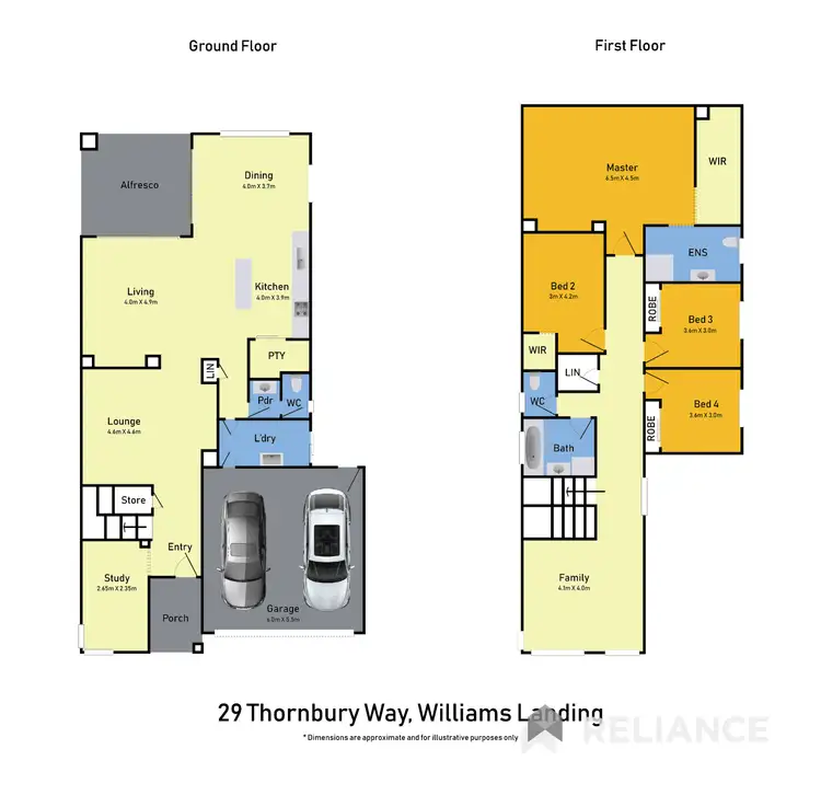 Floorplan of Homely house listing, 29 Thornbury Way, Williams Landing VIC 3027