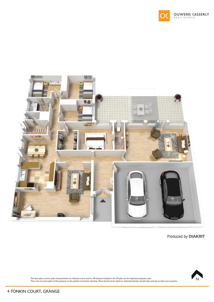 Floorplan of Homely house listing, 4 Tonkin Court, Grange SA 5022