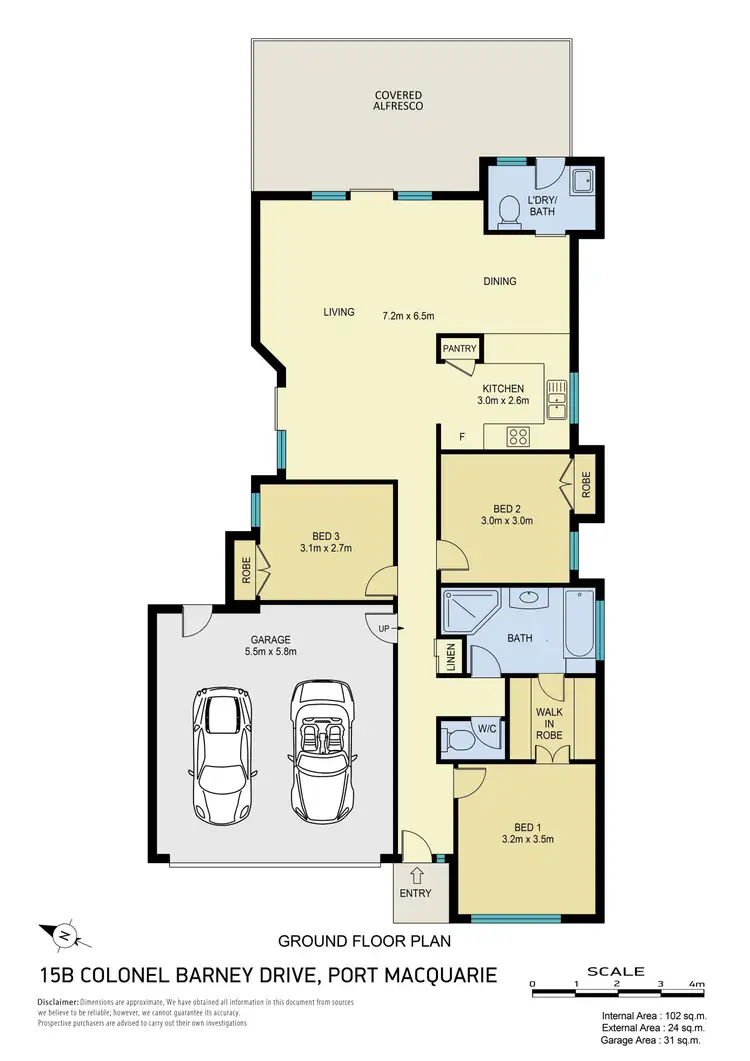 Floorplan of Homely house listing, 15b Colonel Barney Drive, Port Macquarie NSW 2444