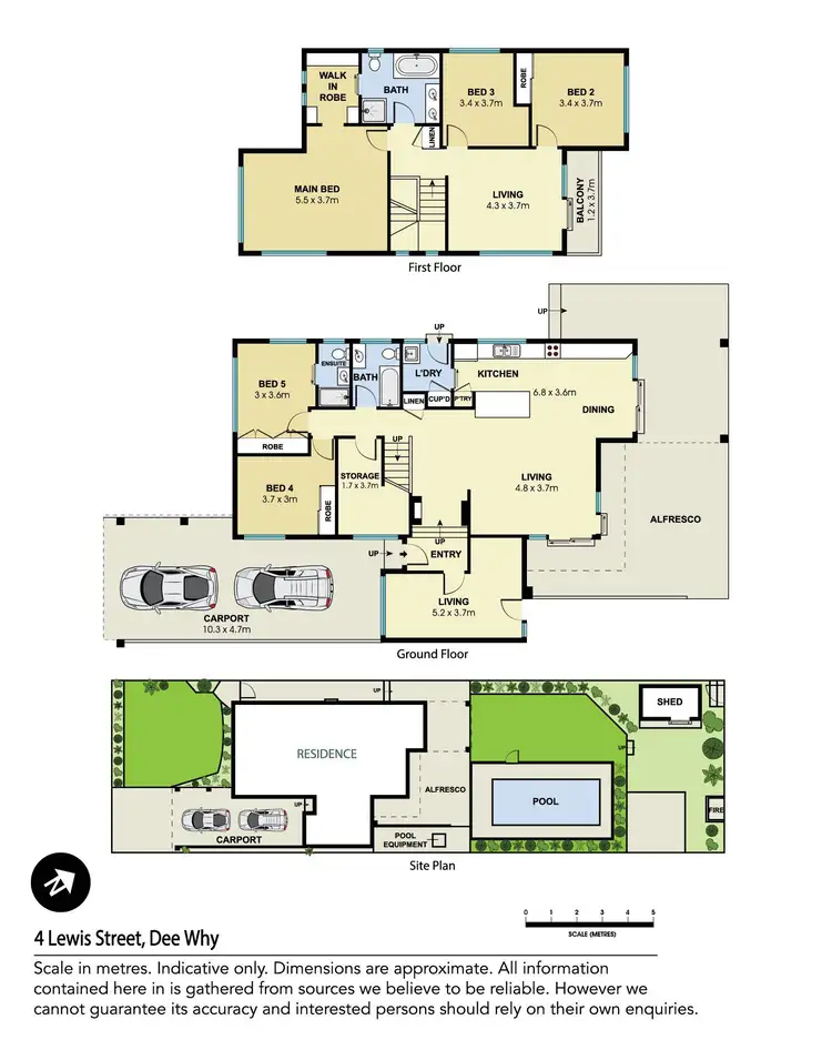 Floorplan of Homely house listing, 4 Lewis Street, Dee Why NSW 2099