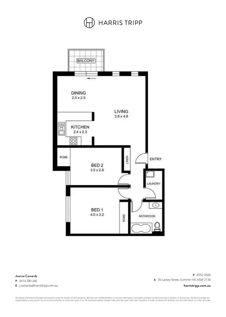 Floorplan of Homely apartment listing, 6/14-16 Hercules Street, Dulwich Hill NSW 2203