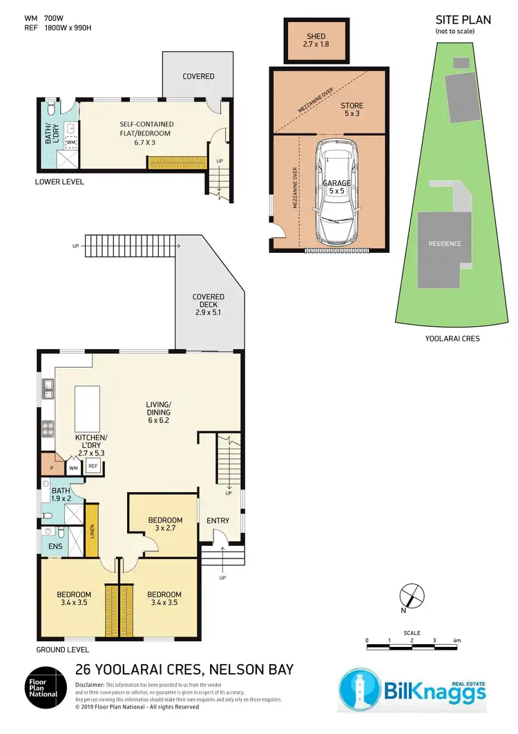 Floorplan of Homely house listing, 26 Yoolarai Crescent, Nelson Bay NSW 2315