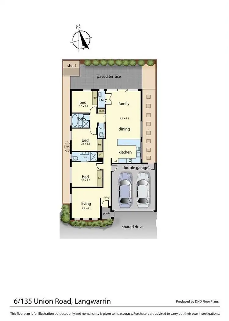 Floorplan of Homely unit listing, 6/135 Union Road, Langwarrin VIC 3910