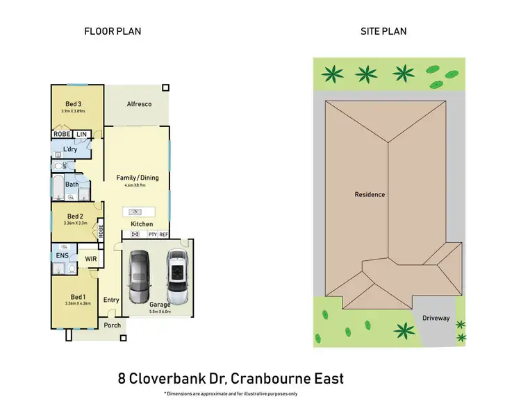 Floorplan of Homely house listing, 8 Cloverbank Drive, Cranbourne East VIC 3977