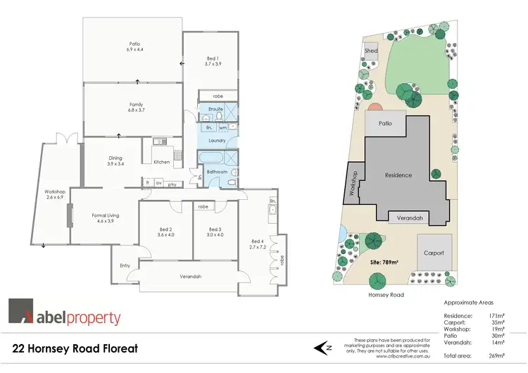 Floorplan of Homely house listing, 22 Hornsey Road, Floreat WA 6014