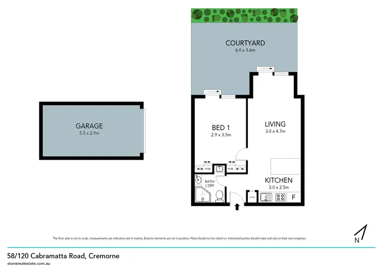 Floorplan of Homely apartment listing, 58/120 Cabramatta Road, Cremorne NSW 2090