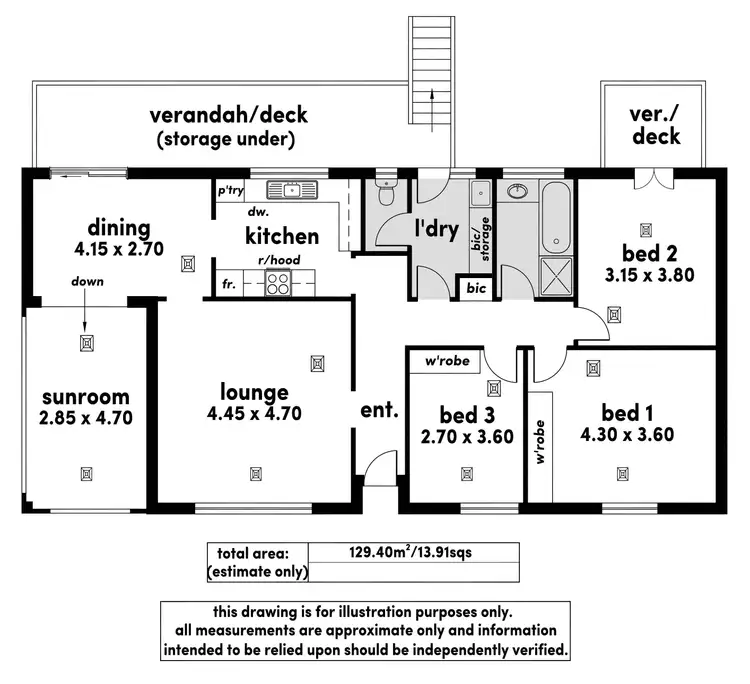 Floorplan of Homely house listing, 158 Black Road, Flagstaff Hill SA 5159