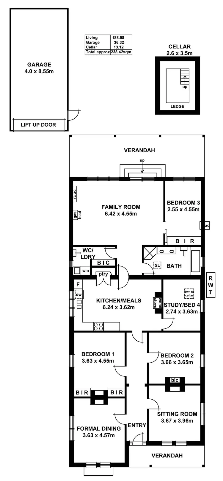 Floorplan of Homely house listing, 3 Stuart Road, Dulwich SA 5065