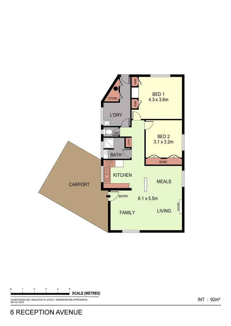 Floorplan of Homely unit listing, 2/6 Reception Avenue, Strathdale VIC 3550
