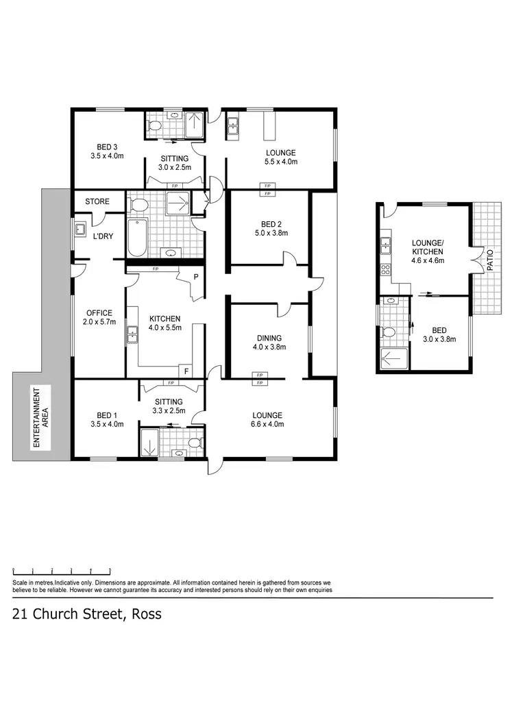 Floorplan of Homely house listing, 21 Church Street, Ross TAS 7209