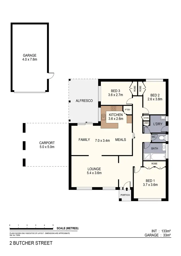 Floorplan of Homely house listing, 2 Butcher Street, Strathdale VIC 3550