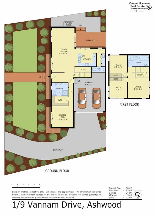 Floorplan of Homely townhouse listing, 1/9 Vannam Drive, Ashwood VIC 3147