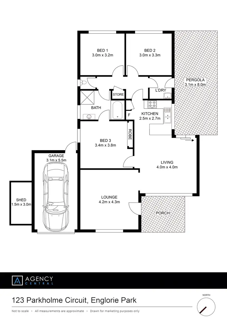 Floorplan of Homely house listing, 123 Parkholme Circuit, Englorie Park NSW 2560