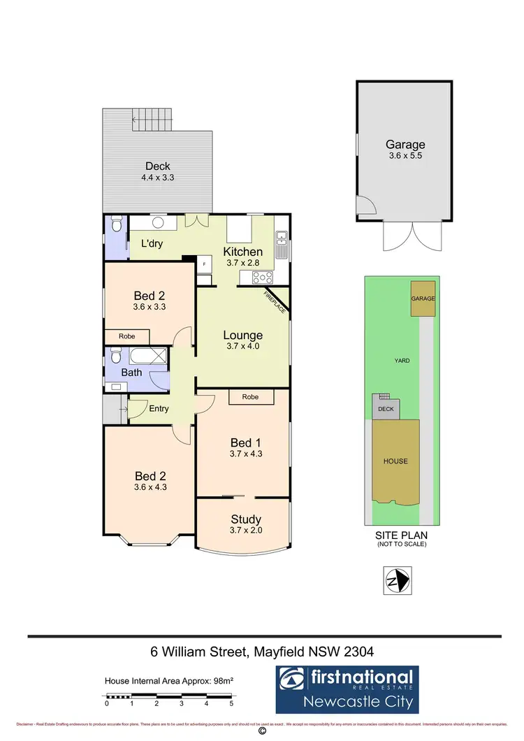 Floorplan of Homely house listing, 6 William Street, Mayfield NSW 2304