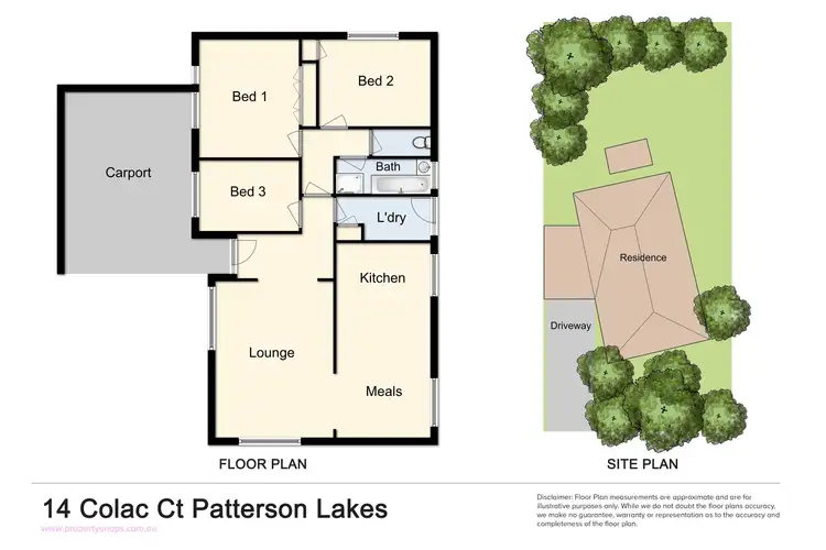 Floorplan of Homely house listing, 14 Colac Court, Patterson Lakes VIC 3197