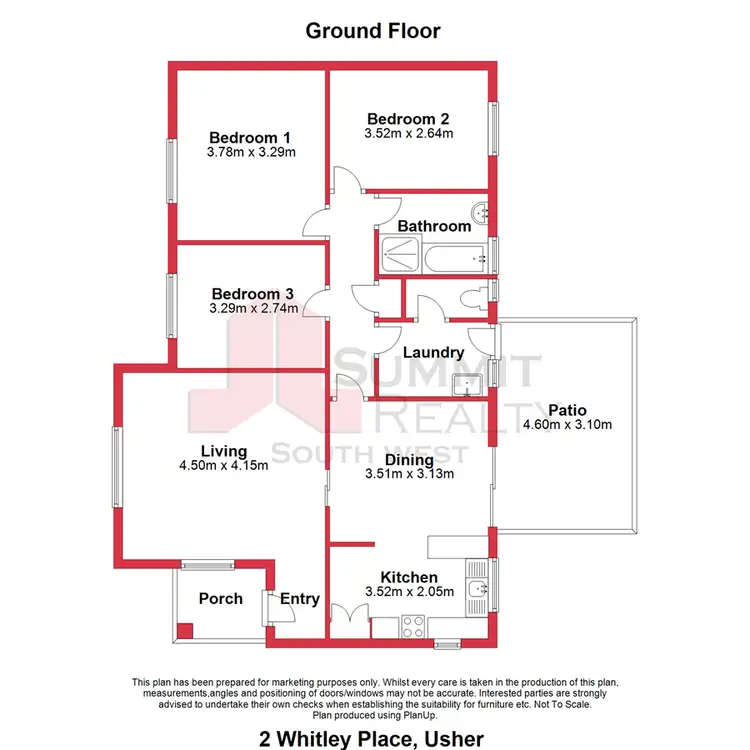 Floorplan of Homely house listing, 2 Whitley Place, Withers WA 6230