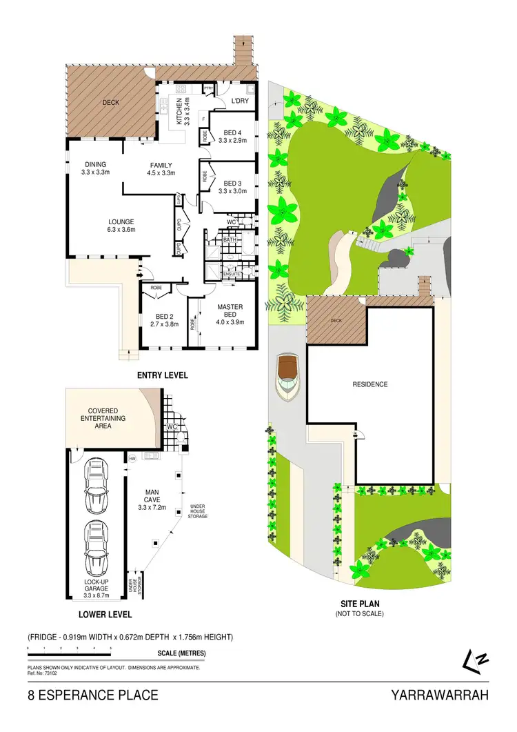 Floorplan of Homely house listing, 8 Esperance Place, Yarrawarrah NSW 2233