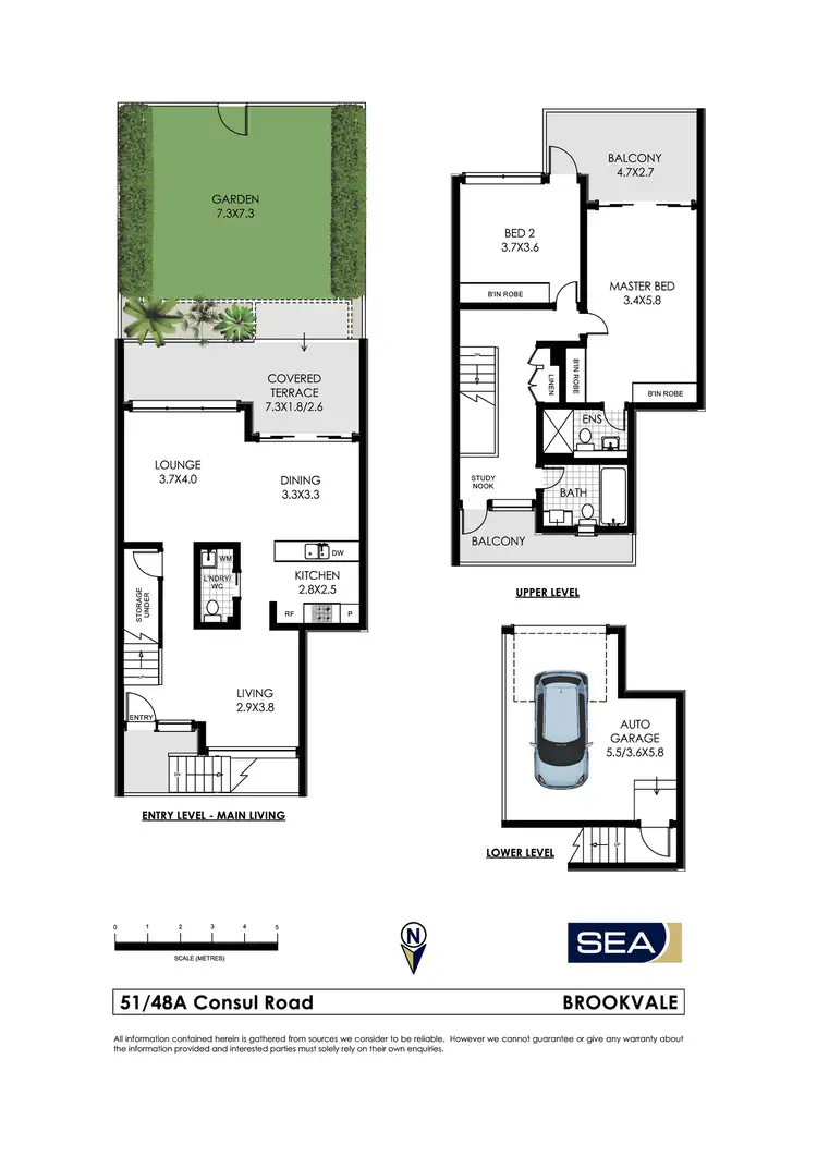 Floorplan of Homely townhouse listing, 51/48A Consul Road, Brookvale NSW 2100