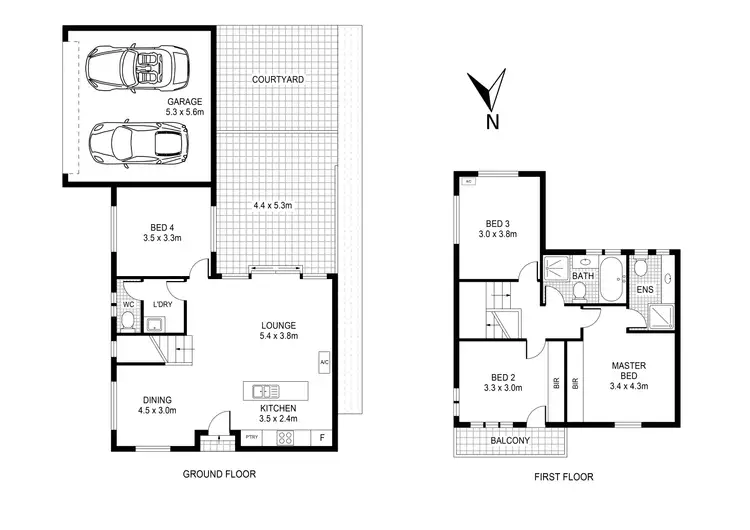 Floorplan of Homely townhouse listing, 23 Angeline Way, Craigieburn VIC 3064