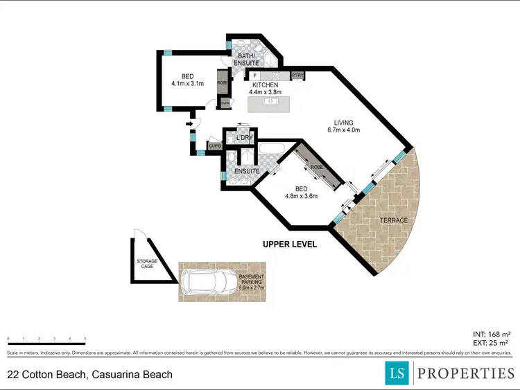 Floorplan of Homely apartment listing, 22/685-707 Casuarina Way, Casuarina NSW 2487