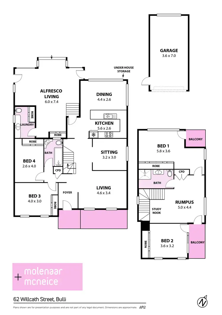 Floorplan of Homely house listing, 62 Willcath Street, Bulli NSW 2516